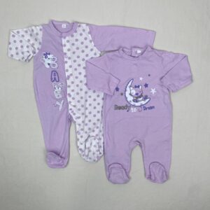 2 pyjamas 1 pièce - Auchan - 3M