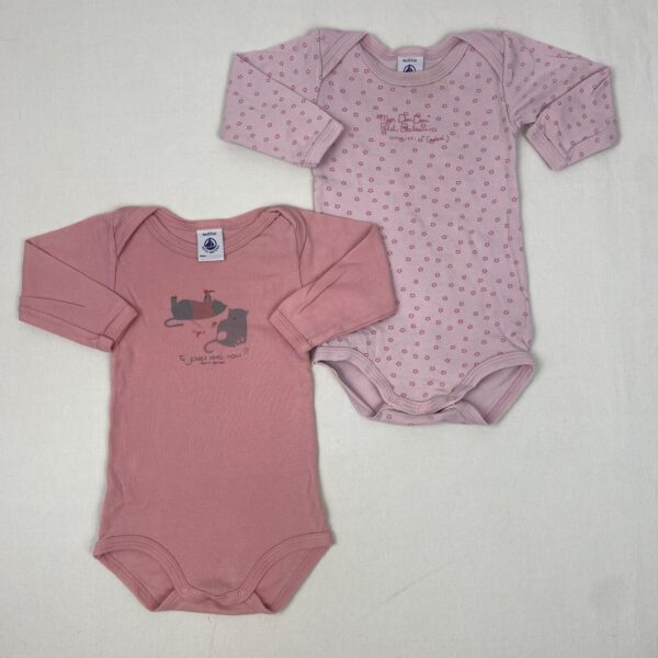 2 bodies - Petit Bateau - 6M