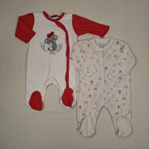 2 pyjamas 1 pièce - Multimarques - 9M