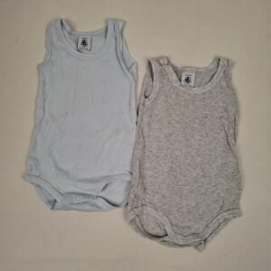 2 bodies - Petit Bateau - 6M