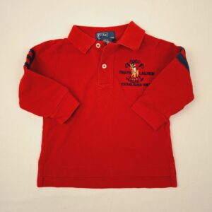 Polo manches longues - Ralph Lauren - 12M