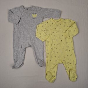 2 pyjamas 1 pièce - Kiabi - 6M