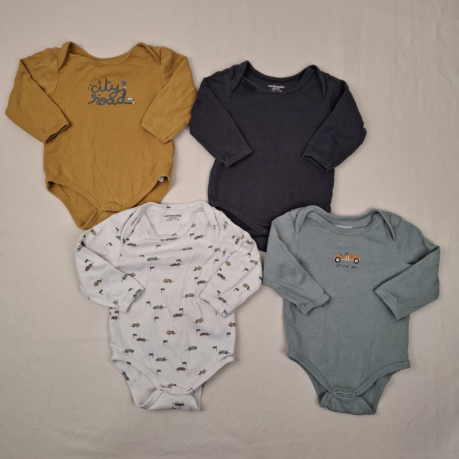 4 bodies - Vertbaudet - 9M