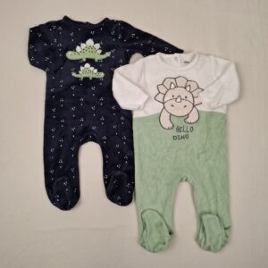2 pyjamas 1 pièce - Gemo - 6M