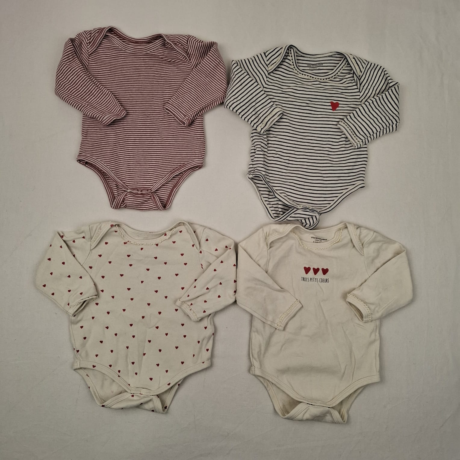 4 bodies - Vertbaudet - 9M