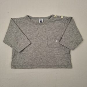 T-shirt manches longues - Petit Bateau - 6M