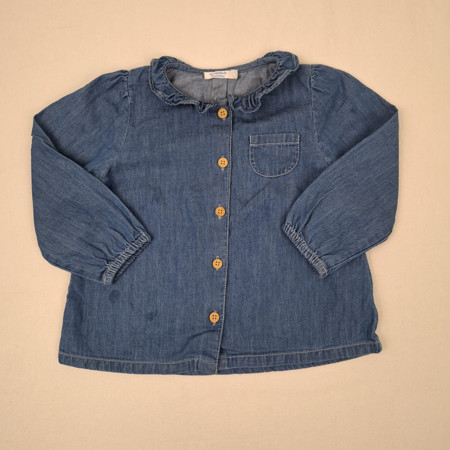 Chemise manches longues - Bout'chou - 12M