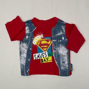 T-shirt manches longues - Superman - 12M
