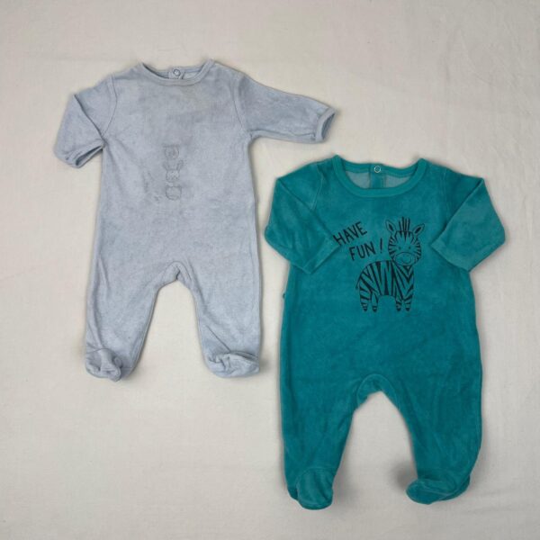 2 pyjamas 1 pièce - Multimarques - 1M