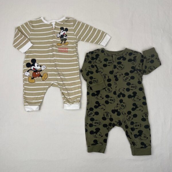 2 pyjamas 1 pièce - Disney - 6M