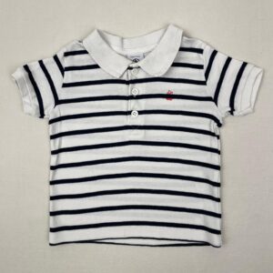 Polo manches courtes - Petit Bateau - 12M