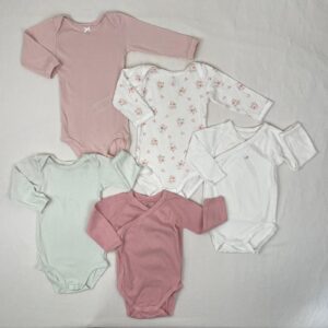 5 bodies - Petit Bateau - 6M