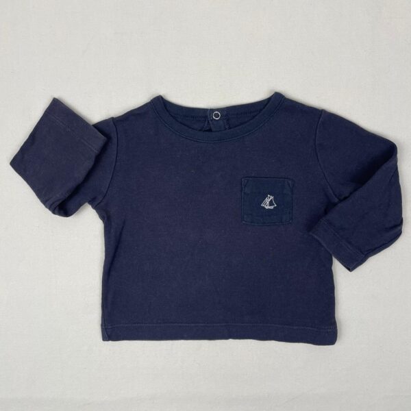 T-shirt manches longues - Petit Bateau - 6M