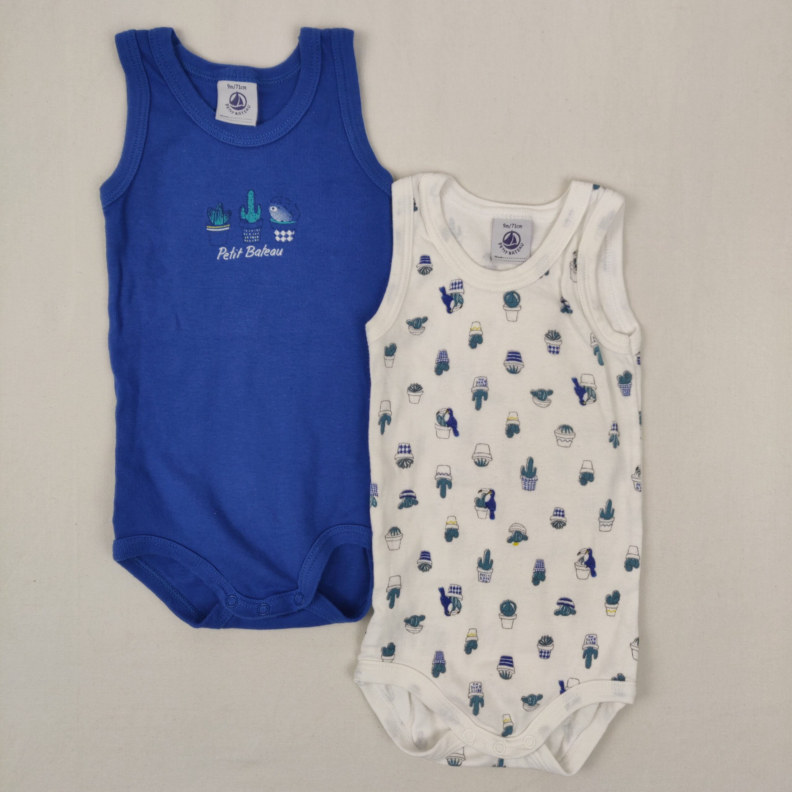 2 bodies - Petit Bateau - 9M