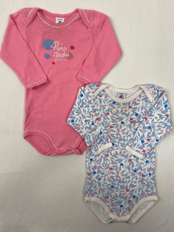 2 bodies - Petit Bateau - 12M