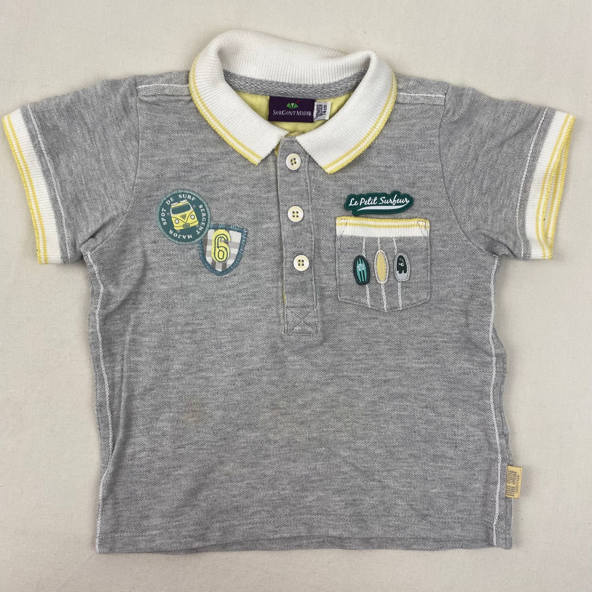 Polo manches courtes - Sergent Major - 12M