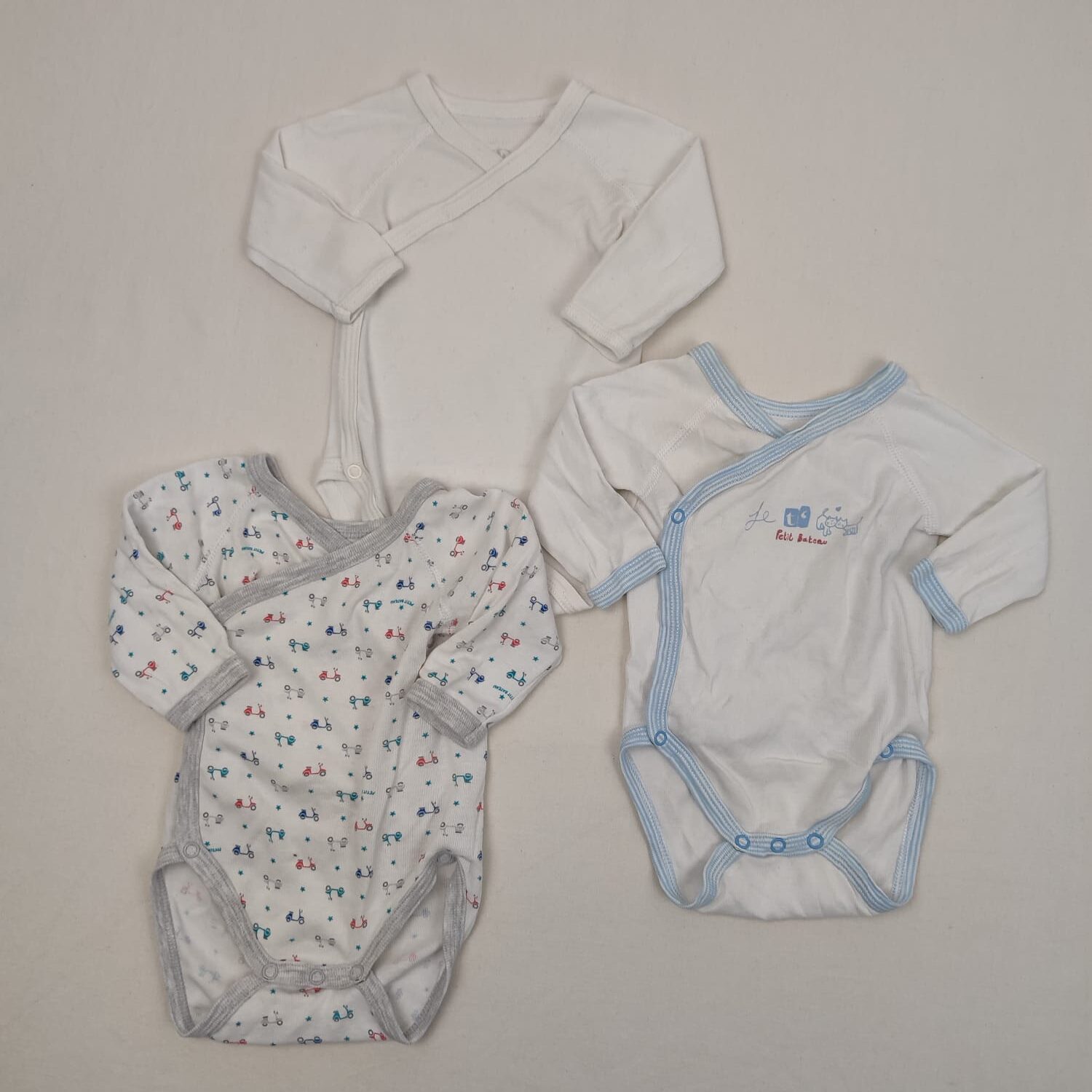 3 bodies - Petit Bateau - 1M