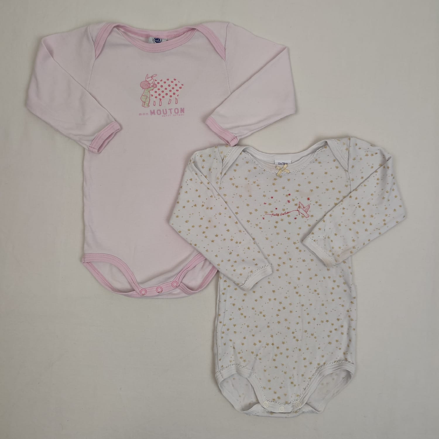 2 bodies - Petit Bateau - 12M