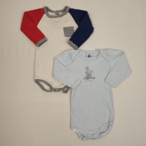 2 bodies - Petit Bateau - 6M