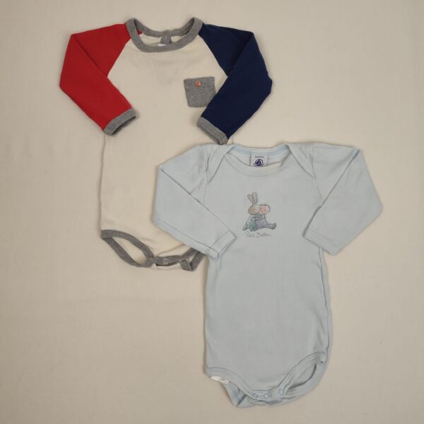 2 bodies - Petit Bateau - 6M