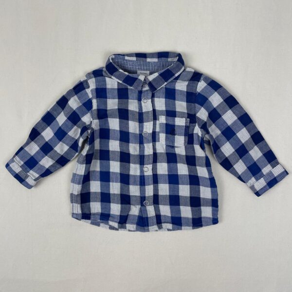 Chemise manches longues - Petit Bateau - 12M