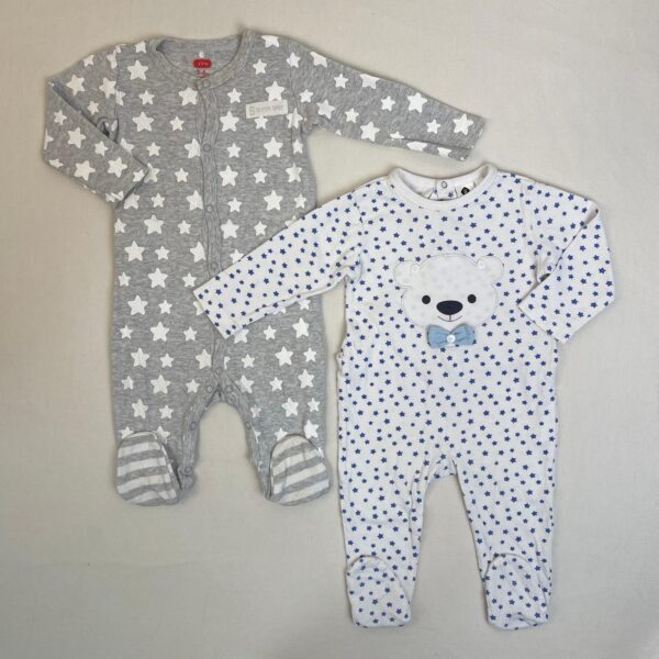 2 pyjamas 1 pièce - Multimarques - 6M