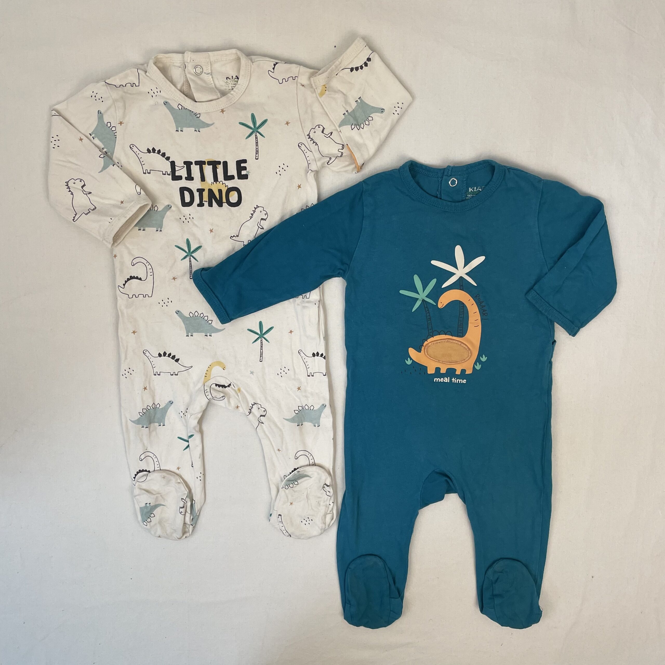 2 pyjamas 1 pièce - Kiabi - 6M