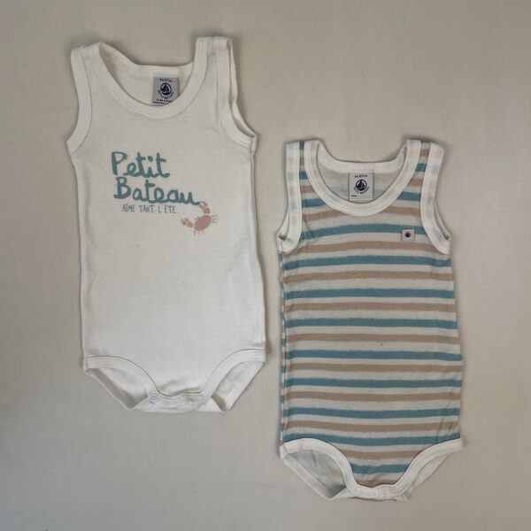2 bodies - Petit Bateau - 6M