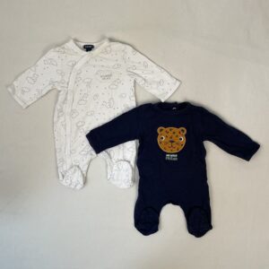 2 pyjamas 1 pièce - Kiabi - 1M