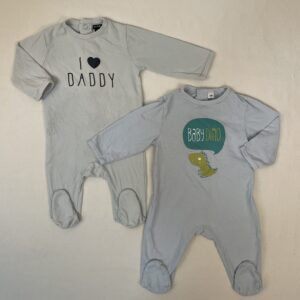 2 pyjamas 1 pièce - Multimarques - 6M