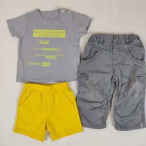 Ensemble 3 pièces - Multimarques - 12M