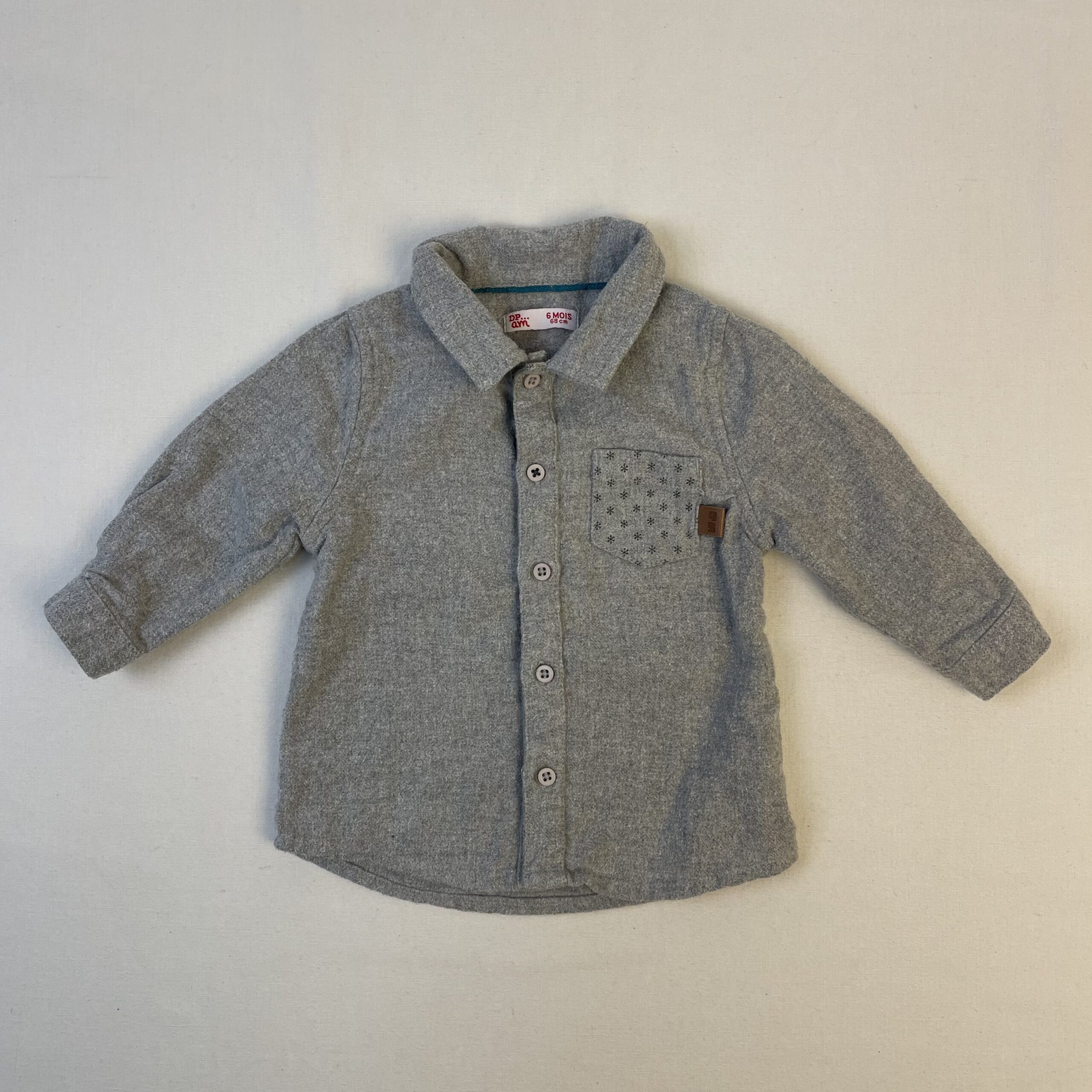 Chemise manches longues - Du Pareil au Même - 6M