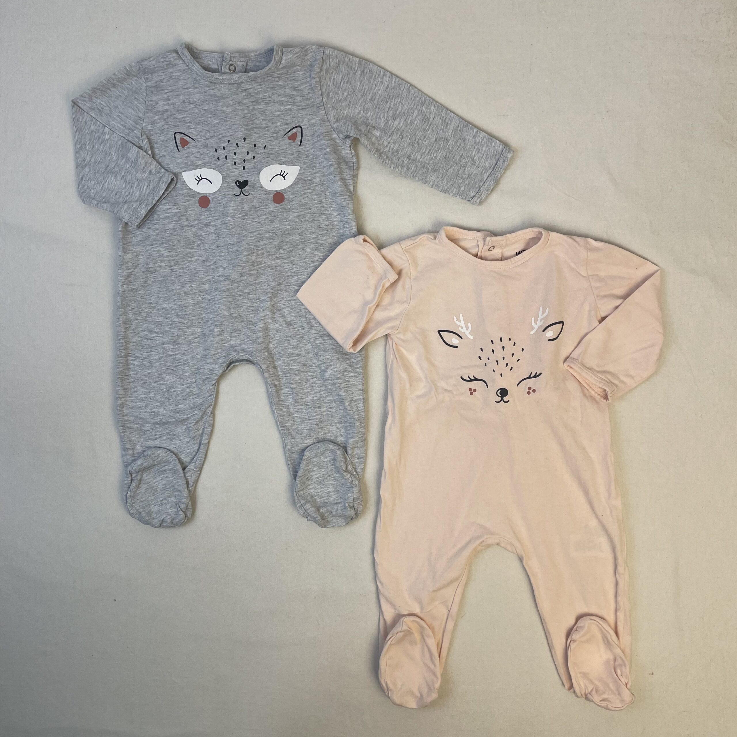 2 pyjamas 1 pièce - La Redoute - 9M