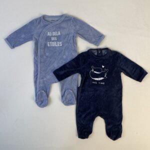 2 pyjamas 1 pièce - Multimarques - 3M