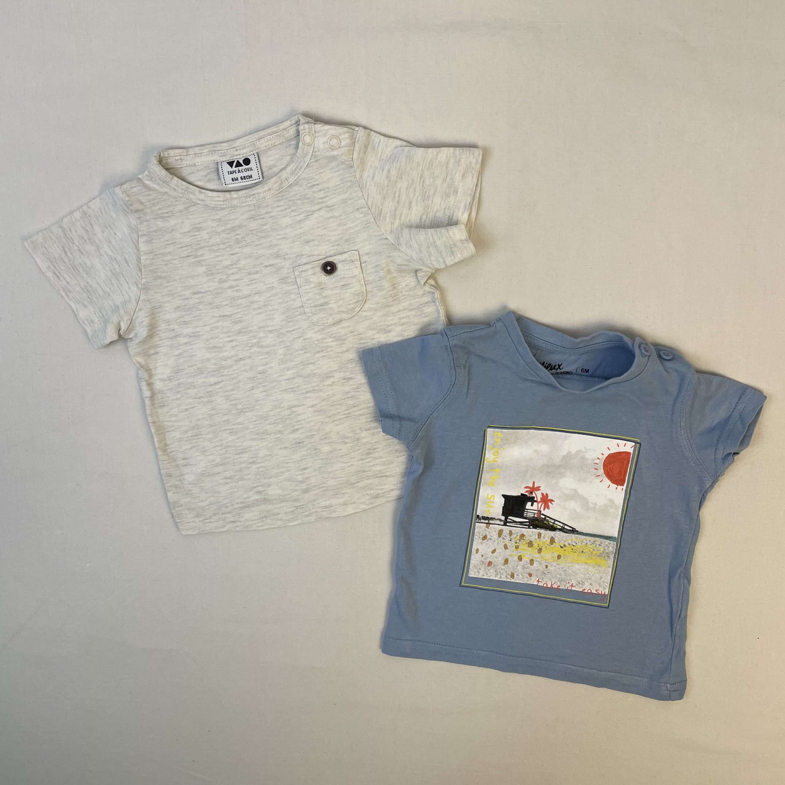 T-shirt manches courtes - Multimarques - 6M