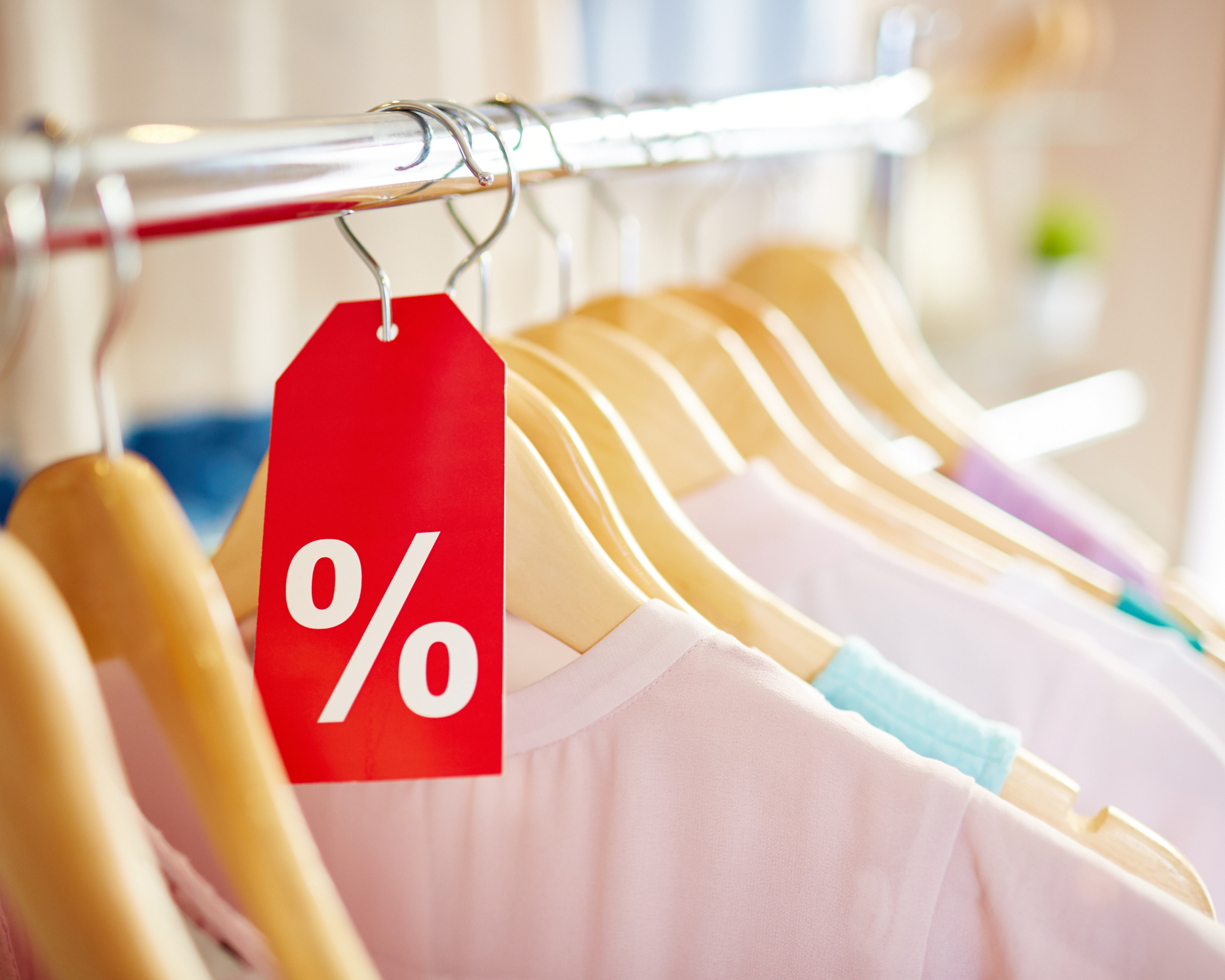 Un cadis avec pleins de réduction déssiné à la craie