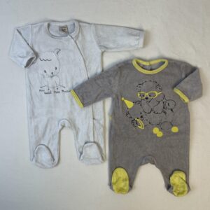 2 pyjamas 1 pièce - Multimarques - 1M