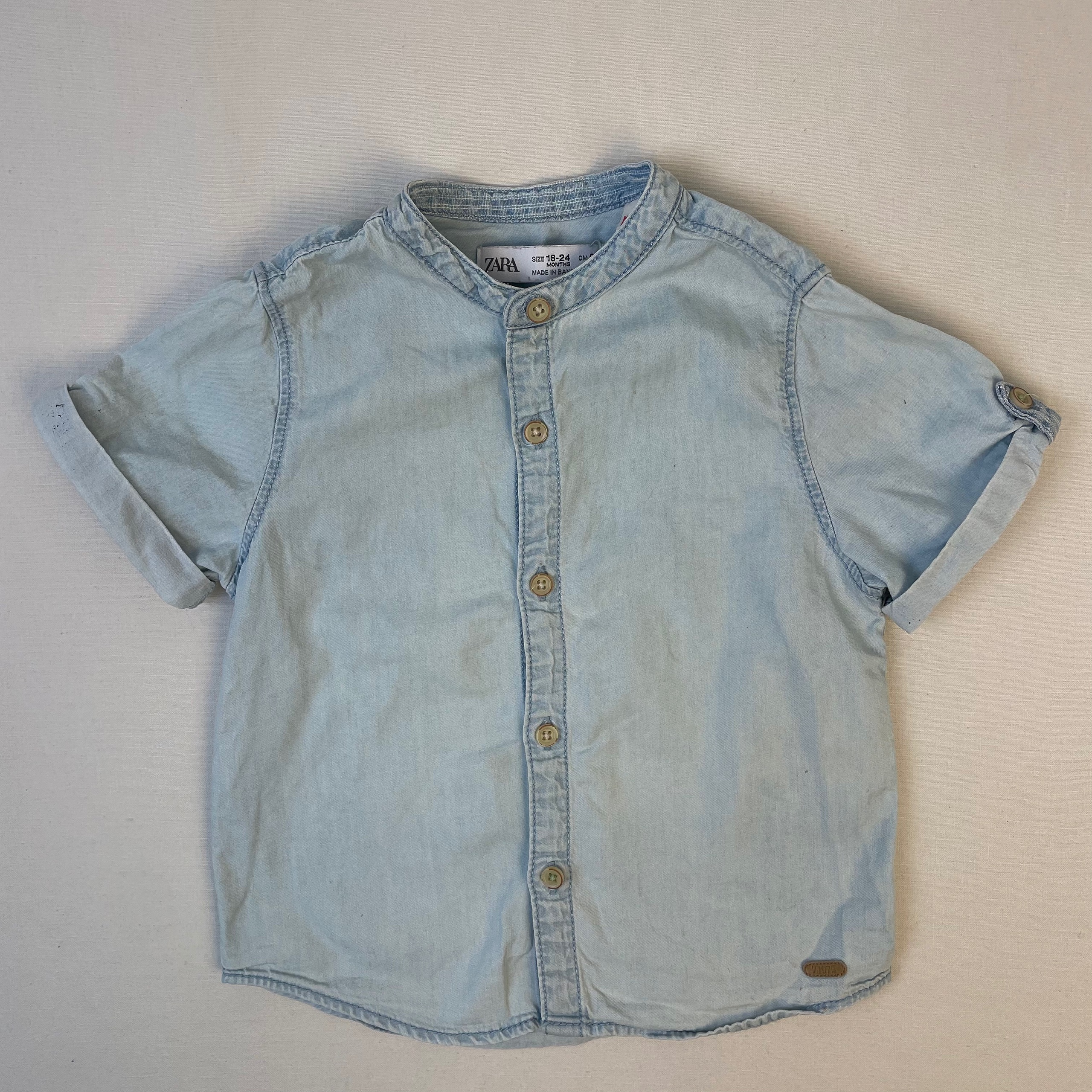 Chemise manches courtes - Zara - 2A