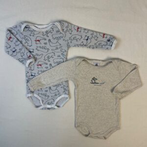 2 bodies - Petit Bateau - 12M