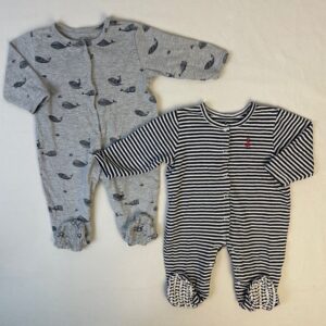 2 pyjamas 1 pièce - Vertbaudet - 12M