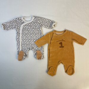 2 pyjamas 1 pièce - Multimarques - 1M