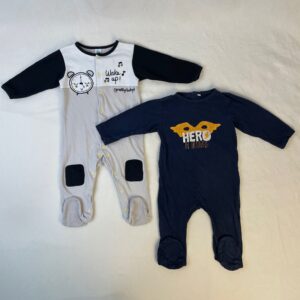 2 pyjamas 1 pièce - Multimarques - 18M