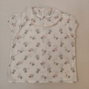 Blouse manches courtes - Bonnet à Pompon - 18M