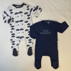2 pyjamas 1 pièce - Kiabi - 9M