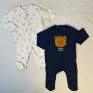 2 pyjamas 1 pièce - Multimarques - 6M