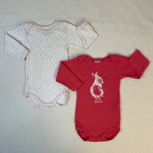 2 bodies - Petit Bateau - 6M