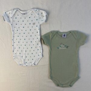 2 bodies - Petit Bateau - 6M