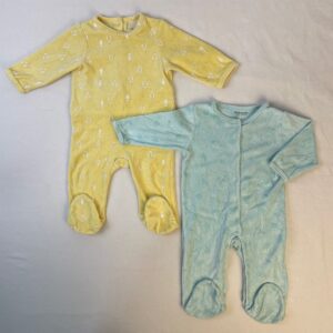 2 pyjamas 1 pièce - Vertbaudet - 6M