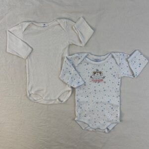 2 bodies - Petit Bateau - 3M