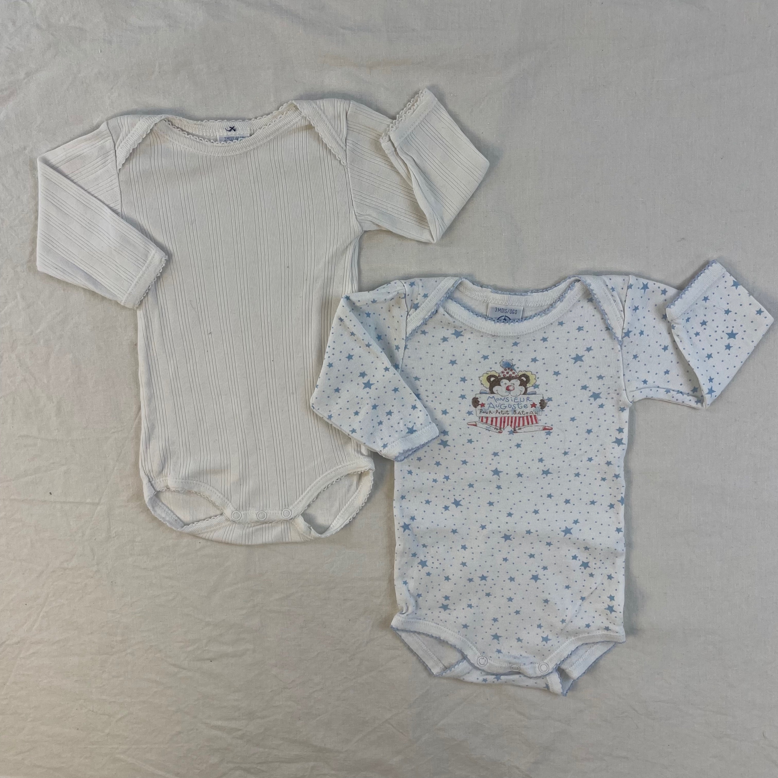 2 bodies - Petit Bateau - 3M